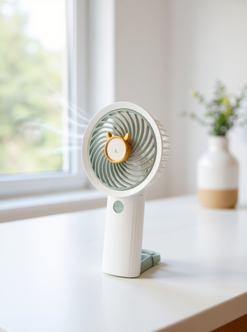 Premium Portable USB Rechargeable Mini Fan | Travel & Desk Friendly