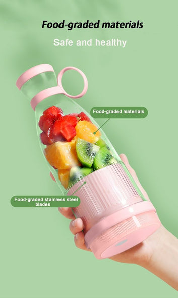 Mini Portable Blender – USB Rechargeable | Electric Juicer | Smoothie Maker | Fruit Mixer